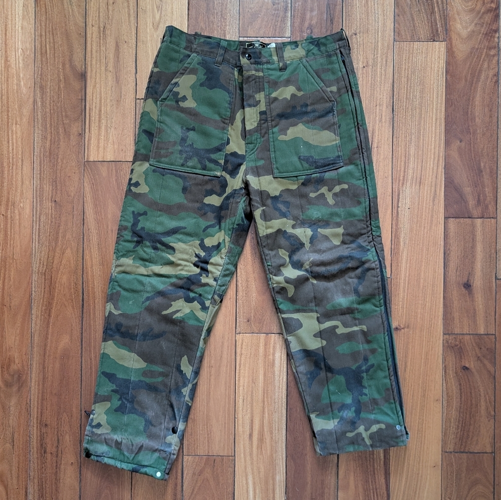 Timber King Vintage Insulated Camo Pants (L)
